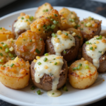 Garlic Butter Steak Bites and Potatoes