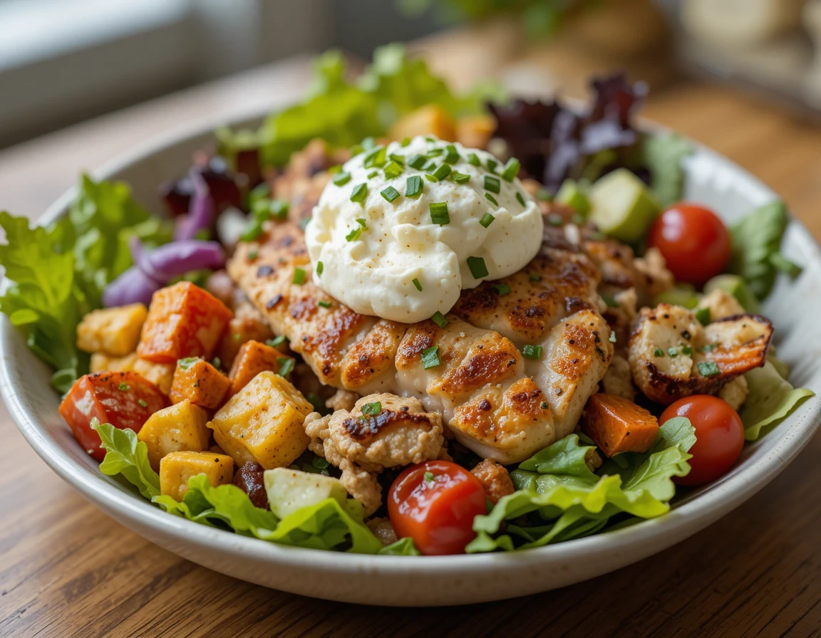 Paleo Grilled Chicken Cobb Salad