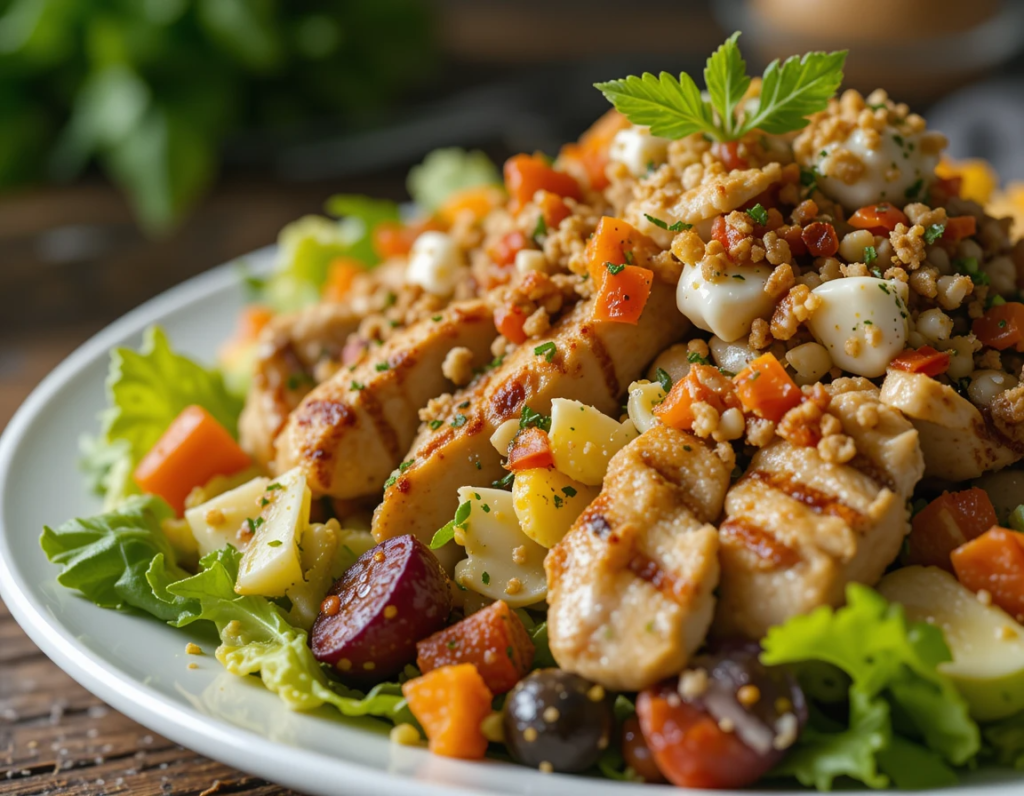 Paleo Grilled Chicken Cobb Salad