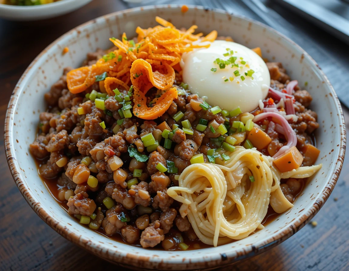 Korean Ground Beef Bowl