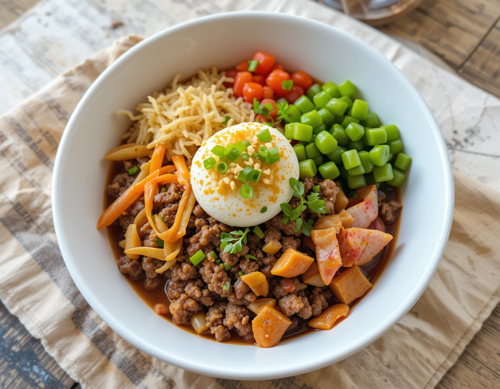 Korean Ground Beef Bowl