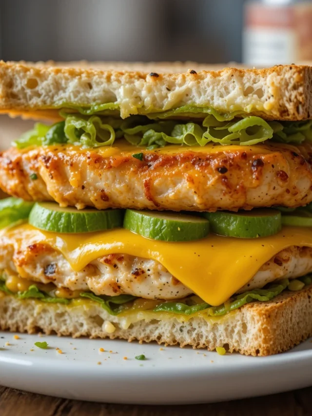 Chicken Avocado Melt Sandwich
