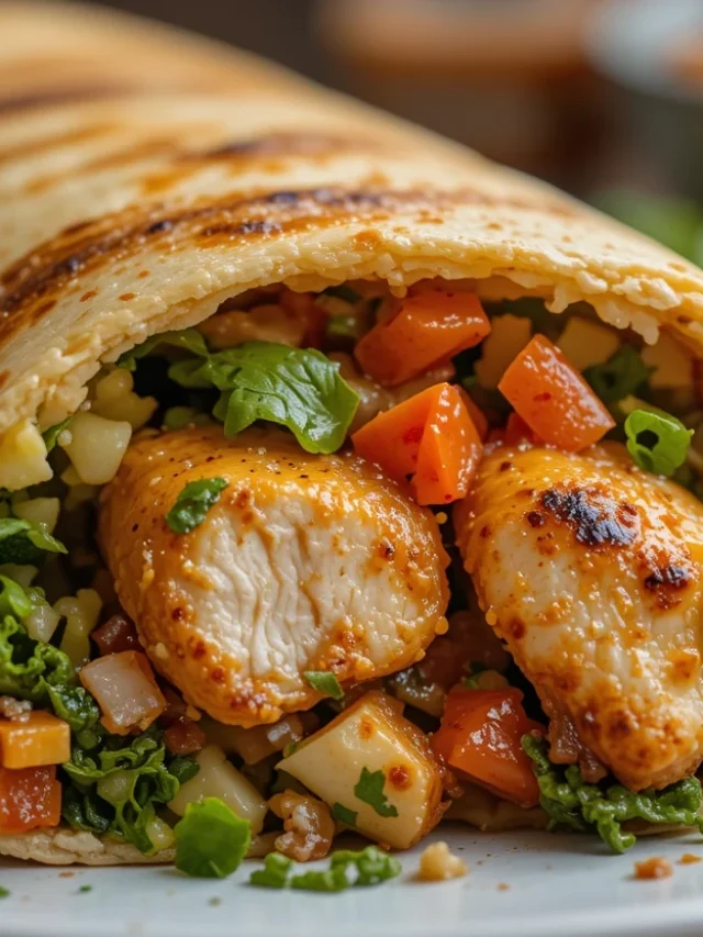 Chipotle Ranch Grilled Chicken Burrito