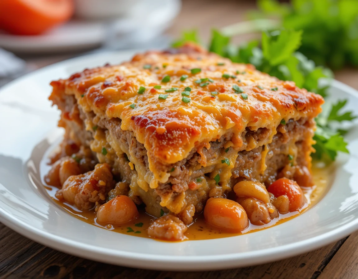 Amish Hamburger Steak Bake