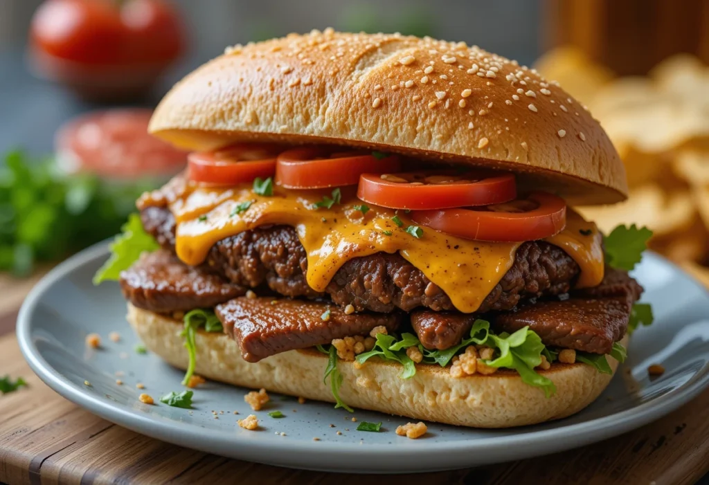 Steak Bomb Sandwich