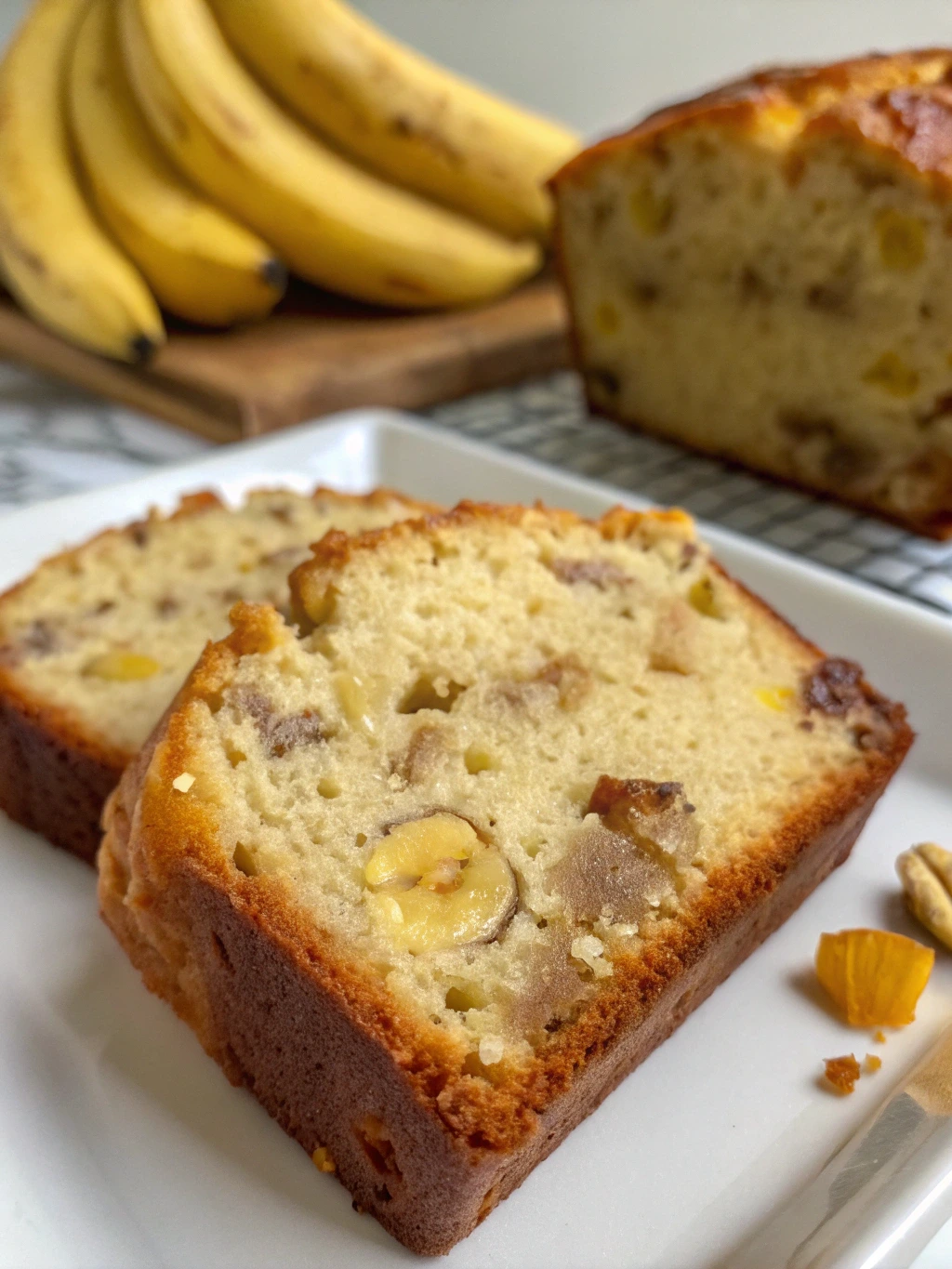 Moist Buttermilk Banana Bread
