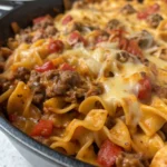 Ground Beef Stroganoff Pasta Casserole With Cheese