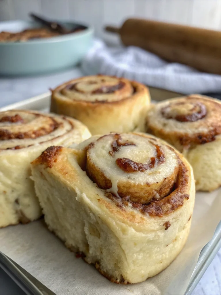 Banana Bread Cinnamon Swirl Rolls
