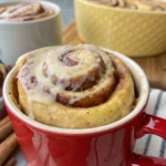 Cinnamon Roll Microwave Mug Cake