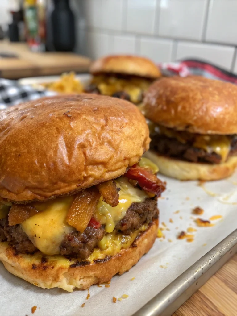 Baked Potato Smash Burgers